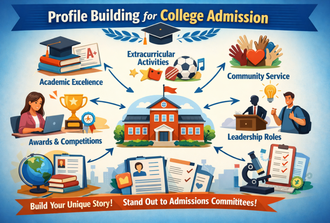 Profile building for college admission.